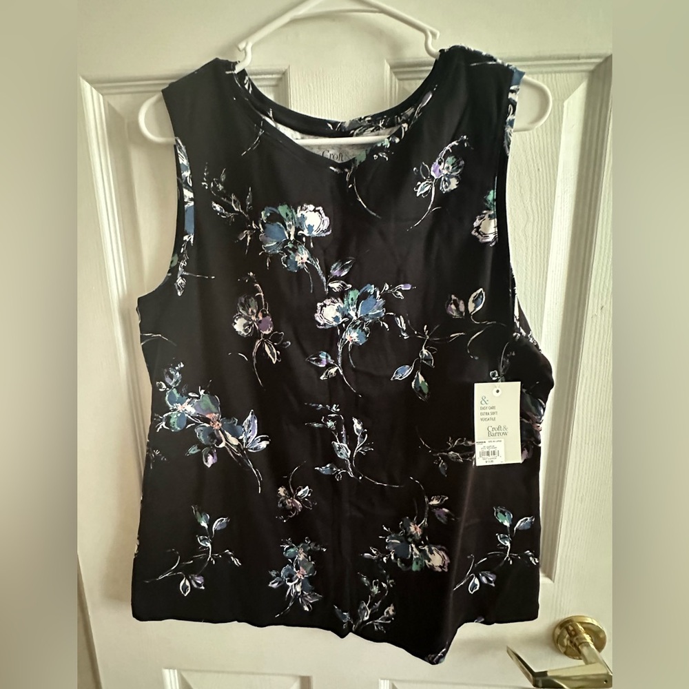 Cotton blend tank